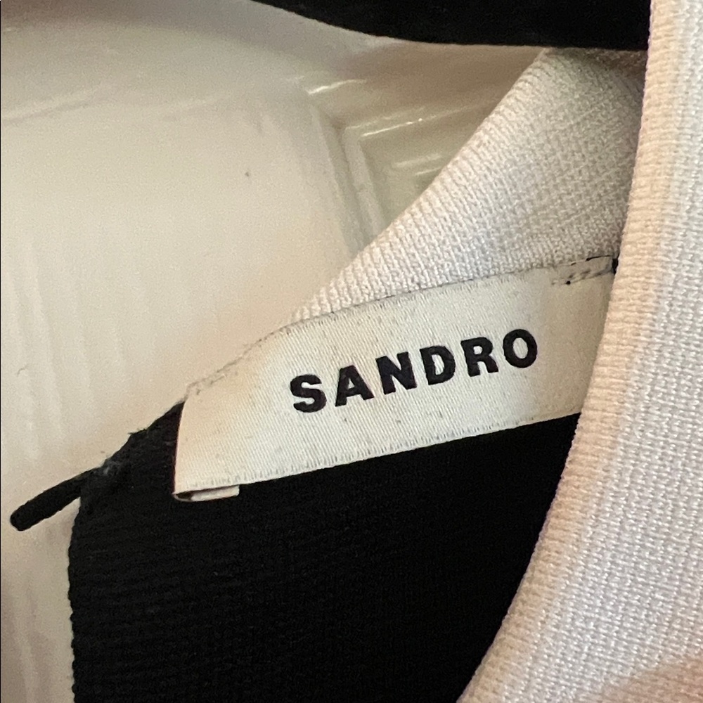 Sandro Black and White Dress - Picture 5 of 7